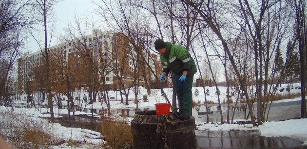 Выездное обследование Монастырской протоки