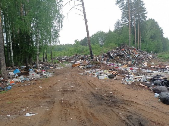 Выездное обследование несанкционированной свалки в Оричевском районе Кировской области