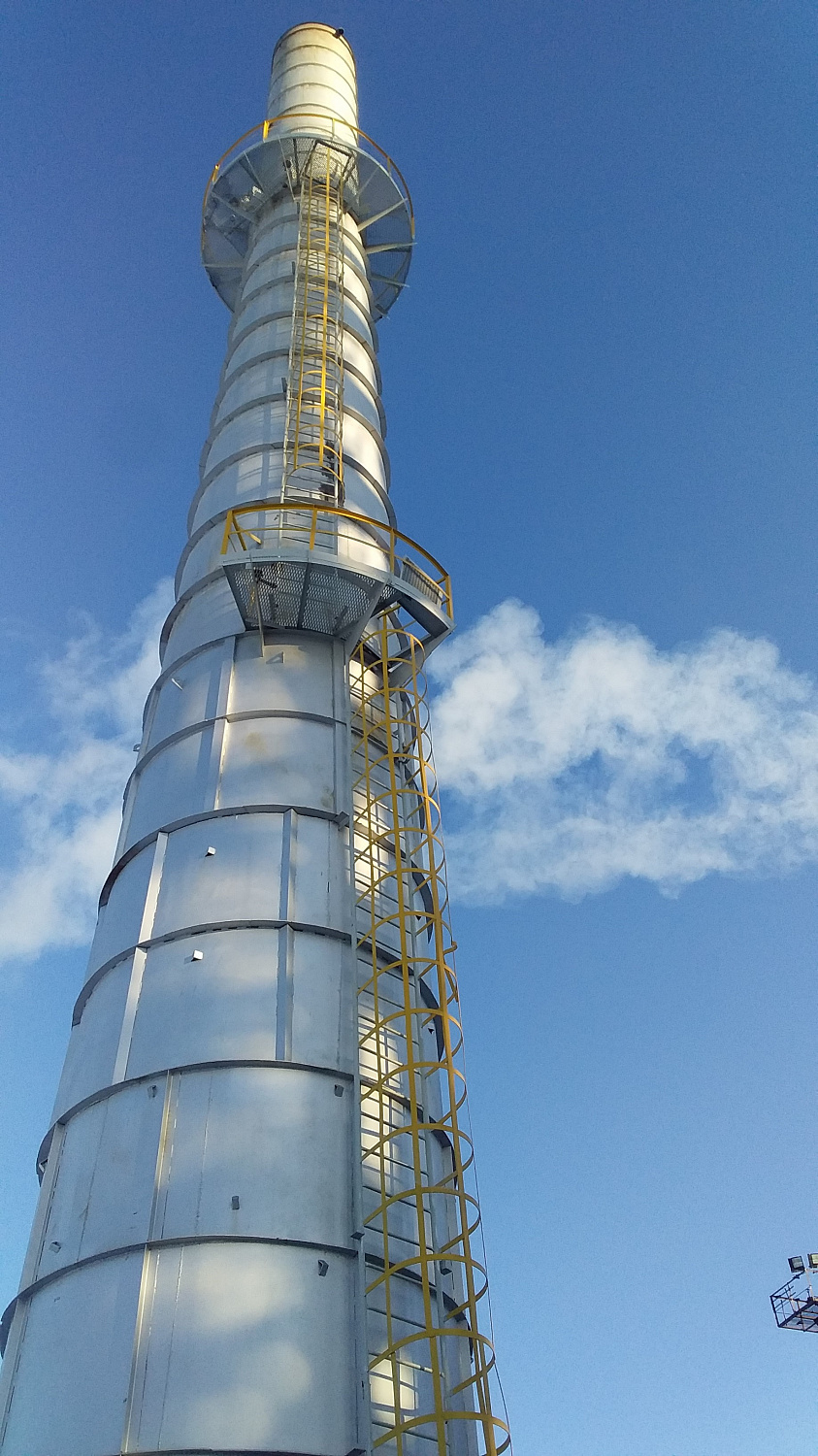Измерения промышленных выбросов в атмосферу из дымовой трубы технологической печи филиала ПАО «АНК «Башнефть» «Башнефть-УНПЗ»